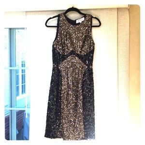 Badgley Mischka size 8  Sequin cocktail dress